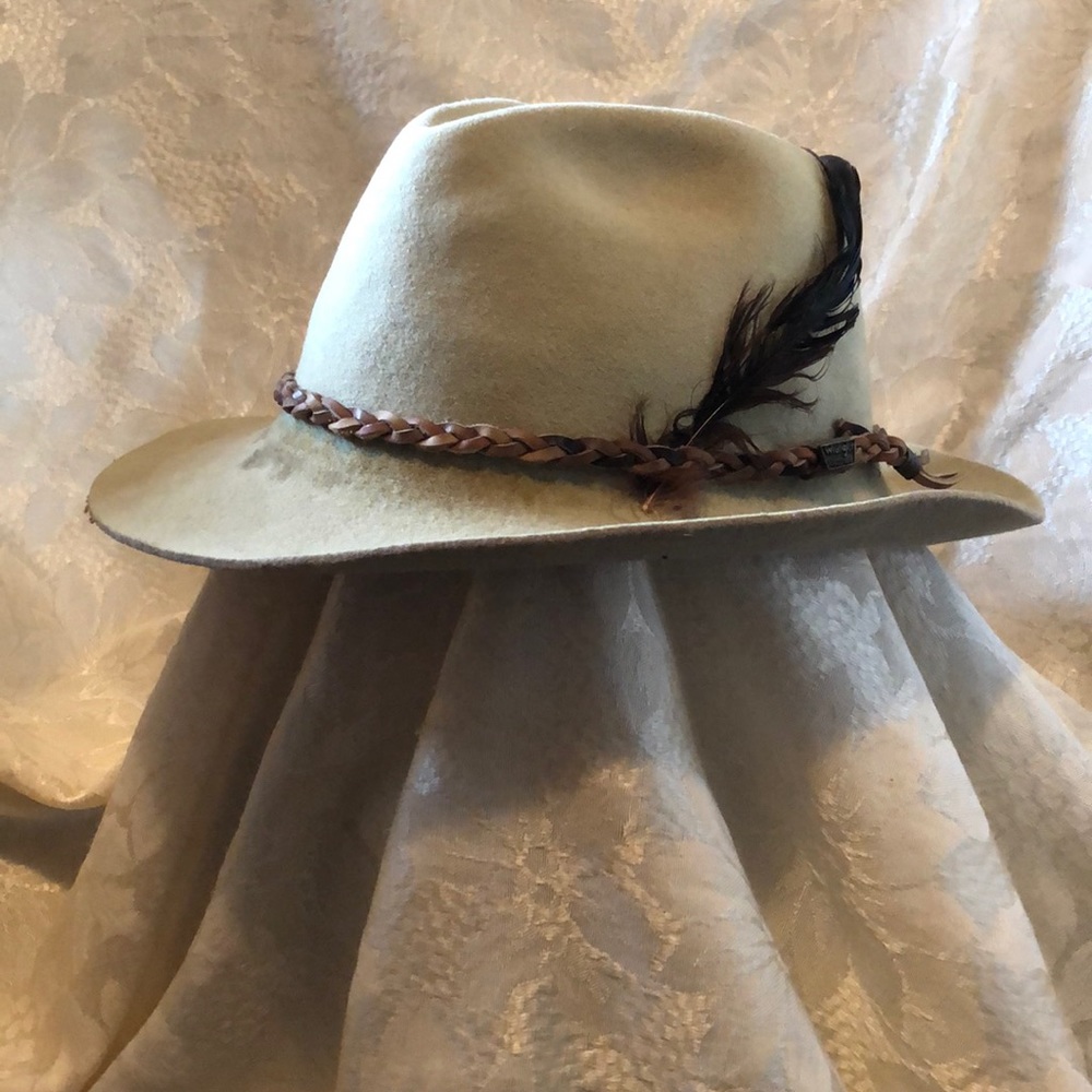 Khaki green frontier hat